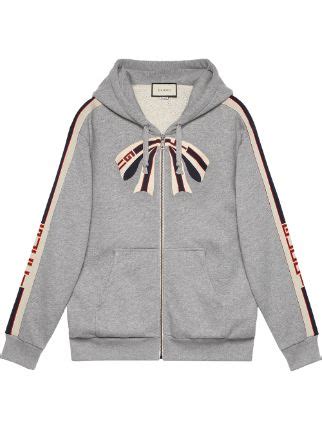 gucci stripe zip up sweatshirt|Designer Sweatshirts For Men: Luxury Hoodies .